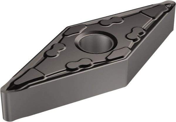 Sandvik Coromant - VNMG332 MF Grade 1105 Carbide Turning Insert - TiAlN Finish, 35° Diamond, 3/8" Inscr Circle, 3/16" Thick, 1/32" Corner Radius - Benchmark Tooling