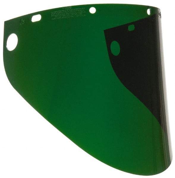 North - Scratch Resistant Green Propionate Welding Window - 9-3/4" High x 17" Wide x 0.06" Thick, Shade 5 - Benchmark Tooling