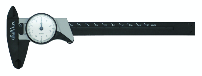 0 - 6 / 0 - 150mm Measuring Range (.001 Grad.) - Dial Caliper - #41104 - Benchmark Tooling