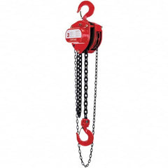 Coffing - 10,000 Lb Capacity, 10' Lift Height, Chain Manual Hoist - Benchmark Tooling