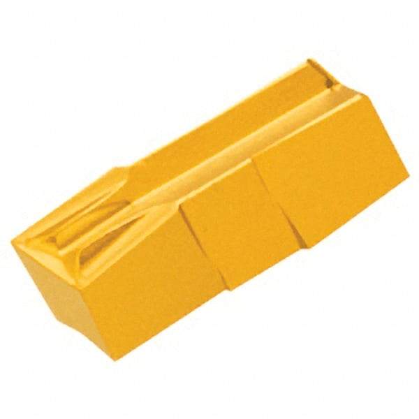 Iscar - 635055GIF Grade IC808, 6.35mm Cutting Width Carbide Grooving Insert - 13mm Max Depth of Cut, Neutral, 0.55mm Corner Radius, TiAlN Finish - Benchmark Tooling