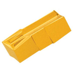 Iscar - 635055GIF Grade IC808, 6.35mm Cutting Width Carbide Grooving Insert - 13mm Max Depth of Cut, Neutral, 0.55mm Corner Radius, TiAlN Finish - Benchmark Tooling