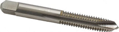 Hertel - 3/8-16 UNC, 3 Flute, Bright Finish, High Speed Steel Spiral Point Tap - Plug Chamfer, Right Hand Thread, 2-15/16" OAL, 2B Class of Fit - Exact Industrial Supply