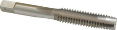 Hertel - 7/16-14 UNC, 3 Flute, Bright Finish, High Speed Steel Spiral Point Tap - Plug Chamfer, Right Hand Thread, 3-5/32" OAL - Exact Industrial Supply