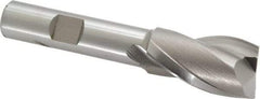 Hertel - 3/4", 1-5/16" LOC, 1/2" Shank Diam, 3-5/16" OAL, 2 Flute, Cobalt Square End Mill - Single End, Uncoated, Spiral Flute, 30° Helix, Centercutting, Right Hand Cut, Right Hand Flute - Benchmark Tooling