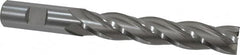 Hertel - 3/4", 4" LOC, 3/4" Shank Diam, 6-1/4" OAL, 4 Flute, Cobalt Square End Mill - Single End, Uncoated, Spiral Flute, 30° Helix, Centercutting, Right Hand Cut, Right Hand Flute - Benchmark Tooling