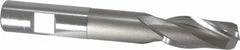 Hertel - 3/4", 1-5/8" LOC, 3/4" Shank Diam, 5-3/8" OAL, 2 Flute, High Speed Steel Square End Mill - Single End, Uncoated, Spiral Flute, 30° Helix, Centercutting, Right Hand Cut, Right Hand Flute - Benchmark Tooling