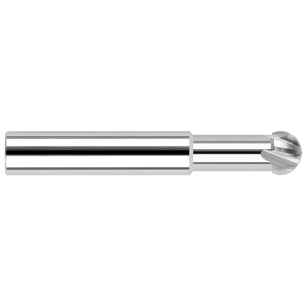 Harvey Tool - 1/2" Diam 220° Wrap Angle 0.336" LOC 4-Flute Uncoated Undercut End Mill - Exact Industrial Supply