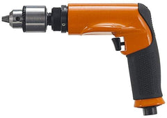 Dotco - 1/2" Keyed Chuck - Pistol Grip Handle, 500 RPM, 0.9 hp, 90 psi - Benchmark Tooling