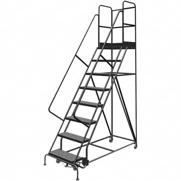 TRI-ARC - Rolling & Wall Mounted Ladders & Platforms Type: Rolling Warehouse Ladder Style: Rolling Platform Ladder - Benchmark Tooling