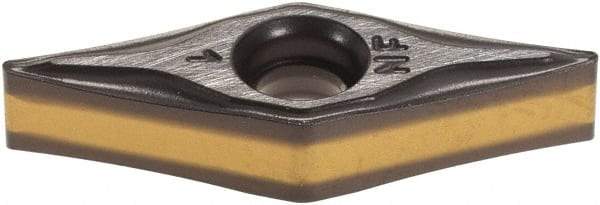 Iscar - VNMG2.5-1 NF Grade IC8250 Carbide Turning Insert - TiCN/Al2O3/TiN Finish, 35° Diamond, 9/32" Inscr Circle, 5/32" Thick, 1/64" Corner Radius - Benchmark Tooling