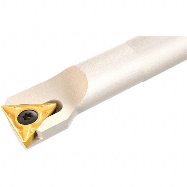 Iscar - 20mm Min Bore Diam, 180mm OAL, 16mm Shank Diam, S-STLC Indexable Boring Bar - 45mm Max Bore Depth, TC.T 1102.. Insert, Screw or Clamp Holding Method - Benchmark Tooling