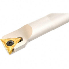 Iscar - 9.7mm Min Bore Diam, 125mm OAL, 12mm Shank Diam, S-STLP Indexable Boring Bar - 35mm Max Bore Depth, TP.. 1102.. Insert, Screw Holding Method - Benchmark Tooling