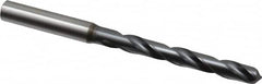 OSG - Letter Q 130° Powdered Metal Jobber Drill - V Finish, Right Hand Cut, Spiral Flute, Straight Shank, 125mm OAL, Standard Point - Benchmark Tooling