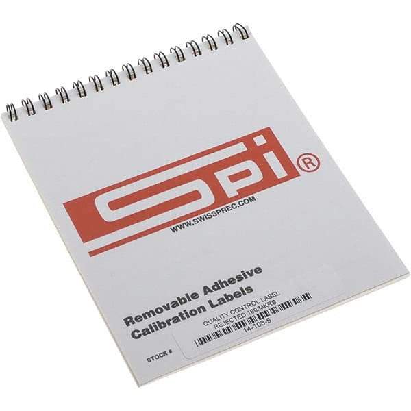 SPI - Inspection Label - Legend: Rejected, English, Red & White, 2" Long x 1/2" High, No Coating - Benchmark Tooling