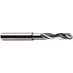 Screw Machine Length Drill Bit: 0.0984″ Dia, 140 °, Solid Carbide Multilayer TiAlN Finish, Right Hand Cut, Spiral Flute, Series SD203A