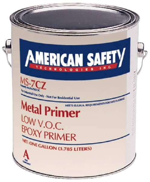 American Safety Technology - 1 Gal Gray Metal Primer - 270 Sq Ft/Gal, 250 gL Content, Direct to Metal, Quick Drying - Benchmark Tooling