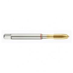 M20x2.5 6H 4-Flute Cobalt Red Ring Spiral Point Plug Tap-TiN - Benchmark Tooling