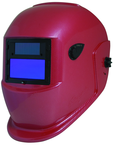 #41260 - Solar Powered Welding Helmet - Red - Replacement Lens: 3.85" x 1.70" Part # 41261 - Benchmark Tooling