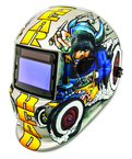#41290 - Solar Powered Auto Darkening Welding Helment; Gearhead Graphics - Benchmark Tooling