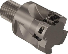 Seco - 40mm Cut Diam, 11mm Max Depth of Cut, 40mm OAL, Indexable Square Shoulder Slot Milling End Mill - M20 Modular Connection, 90° Lead Angle, Through Coolant, Series R217.69 - Benchmark Tooling