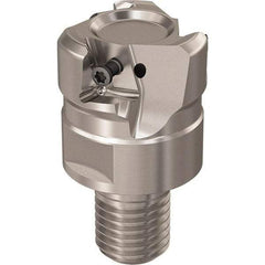 Seco - 40mm Cut Diam, 12mm Max Depth of Cut, 40mm OAL, Indexable Square Shoulder Slot Milling End Mill - M20 Modular Connection, 90° Lead Angle, Through Coolant, Series R217.94 - Benchmark Tooling