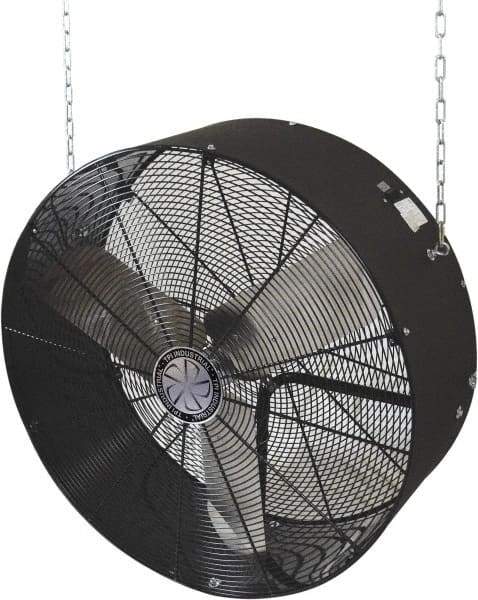 TPI - 30" Blade, Direct Drive, 1/4 hp, 4,400 & 3,800 CFM, Suspension Blower Fan - 2.5 Amps, 120 Volts, 2 Speed, Single Phase - Benchmark Tooling