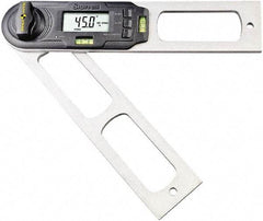 Starrett - 0.1° Resolution Combination Protractor & Inclinometer - 360° Range - Benchmark Tooling