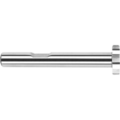 Harvey Tool - 3/4" Cut Diam, 1/4" Cut Width, 3/8" Shank, Straight-Tooth Woodruff Keyseat Cutter - Exact Industrial Supply