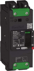 Square D - 100 Amp, 600Y/347 VAC, 2 Pole, Unit Mount B-Frame Circuit Breaker - Thermal-Magnetic Trip, 65 kA at 240 VAC, 35 kA at 480 VAC, 18 kA at 600Y/347 VAC Breaking Capacity, 14-3/0 AWG - Benchmark Tooling