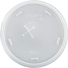 DART - Plastic Cold Cup Lids, Fits 8-9 oz Cups - Translucent - Benchmark Tooling