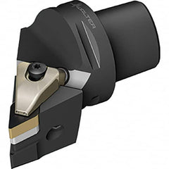 Walter - 93° Lead Angle, Indexable Turning Toolholder - 74mm OAL, Series DDJN-CAPTO-AUSSEN-P - Benchmark Tooling
