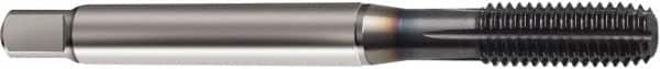 Guhring - M10x1.25 Metric Fine 6HX D7/D8 Thread Limit Semi-Bottoming Thread Forming Tap - Powdered Metal High Speed Steel, TiCN Finish, 100mm OAL, Right Hand Thread, Series 1272 - Benchmark Tooling