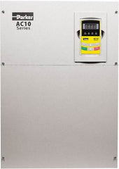 Parker - Three Phase, 460 Volt, 150 hp, Variable Frequency Drive - 16.14" Wide x 11.81" Deep x 24" High, IP20 - Benchmark Tooling