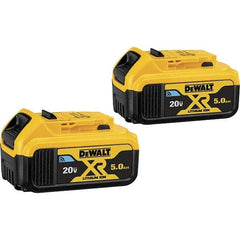 DeWALT - 20 Volt Lithium-Ion Power Tool Battery - 5 Ahr Capacity, 1 hr Charge Time, Series 20V Max - Benchmark Tooling