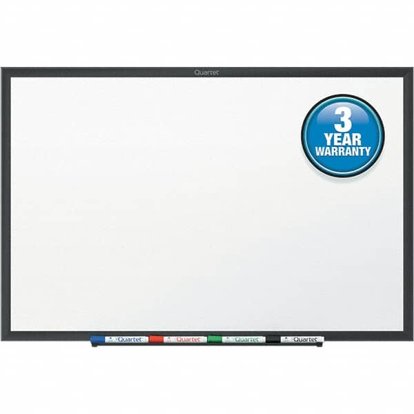 Quartet - 48" High x 72" Wide Dry Erase - Melamine, Includes Dry-Erase Marker & Mounting Hardware - Benchmark Tooling