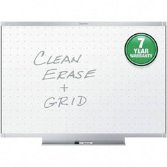 Quartet - 36" High x 48" Wide Dry Erase - Aluminum Frame, Includes Dry-Erase Marker & Mounting Kit - Benchmark Tooling