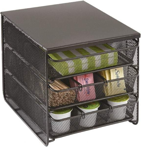 Safco - Coffee Pod Organizer - Hospitality Organizer, Black - Benchmark Tooling