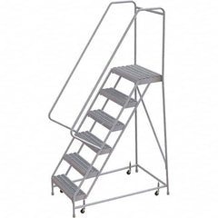 TRI-ARC - Rolling & Wall Mounted Ladders & Platforms Type: Rolling Warehouse Ladder Style: Rolling Safety Ladder - Benchmark Tooling