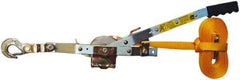 Maasdam - 2,000 Lb Lifting Capacity, 10' Lift Height, Strap Hoist - Made from Strap - Benchmark Tooling