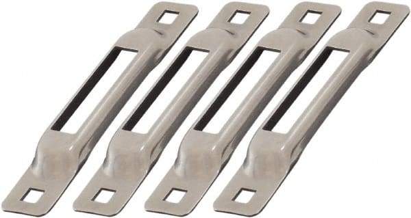 Snap-Loc - 1' Long x 2" Diam, Stainless Steel Tie Down Strap Kit - Benchmark Tooling