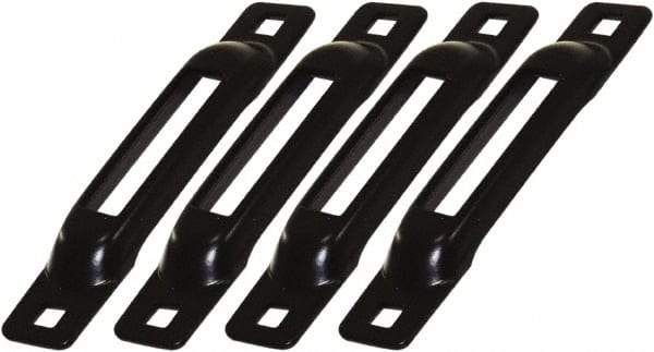 Snap-Loc - 1' Long x 2" Diam, Black Tie Down Strap Kit - Benchmark Tooling
