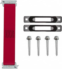 Snap-Loc - 1' Long x 2" Diam, Red Tie Down Strap Kit - Benchmark Tooling