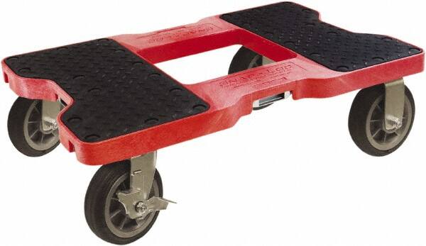Snap-Loc - 1,500 Lb Capacity Polyethylene Dolly - 32" Long x 20-1/2" Wide x 9-1/2" High - Benchmark Tooling