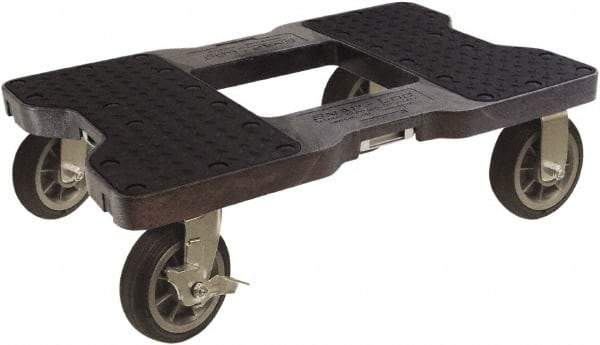 Snap-Loc - 1,500 Lb Capacity Polyethylene Dolly - 32" Long x 20-1/2" Wide x 9-1/2" High - Benchmark Tooling