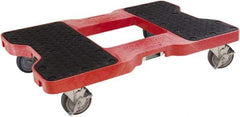Snap-Loc - 1,500 Lb Capacity Polyethylene Dolly - 32" Long x 20-1/2" Wide x 7" High - Benchmark Tooling