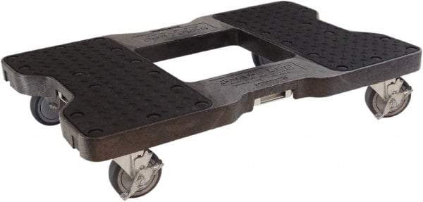 Snap-Loc - 1,500 Lb Capacity Polyethylene Dolly - 32" Long x 20-1/2" Wide x 7" High - Benchmark Tooling
