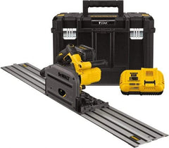 DeWALT - 60 Volt, 6-1/2" Blade, Cordless Circular Saw - 4,000 RPM, 1 Lithium-Ion Battery Included - Benchmark Tooling