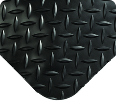 UltraSoft Diamond-Plate 3' x 75' Black Work Mat - Benchmark Tooling