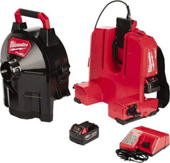 Milwaukee Tool - 18V Battery Battery Drain Cleaning Machine - For 1-1/4" to 4" Pipe - Benchmark Tooling